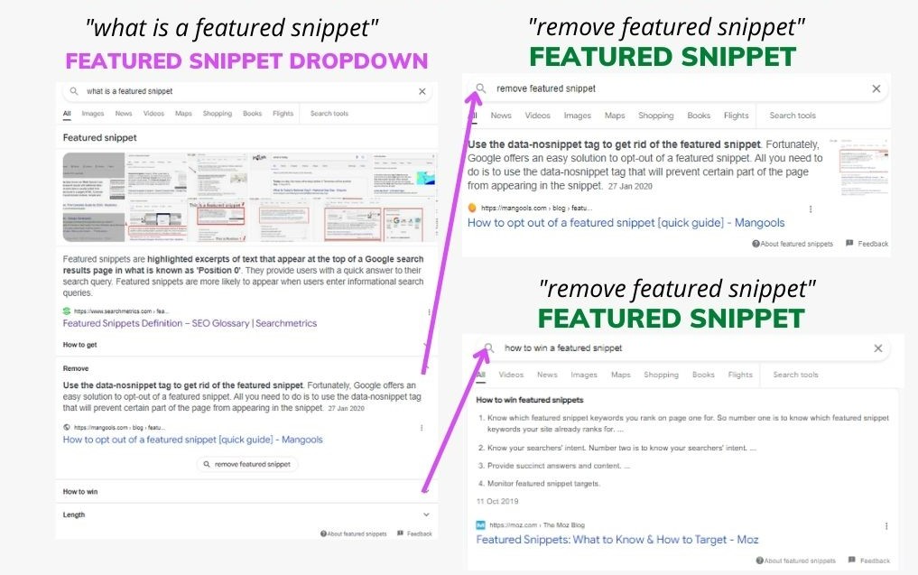 8-Featured Snippets-Dropdown