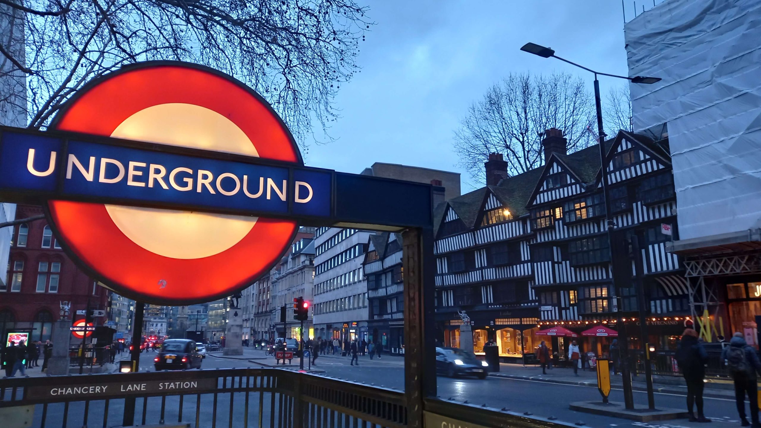 Photo is of London, tube